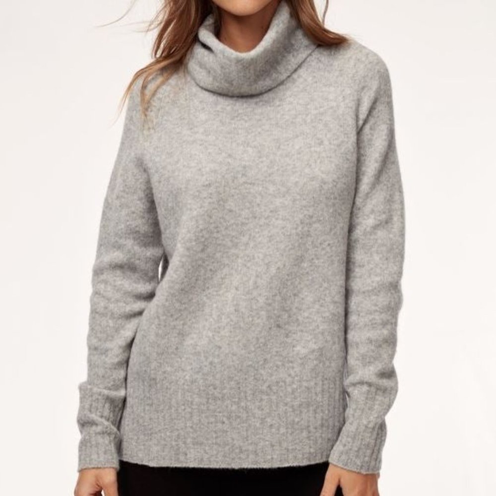 ARITZIA BABATON Cashmere Wool Blend Knit Sweater